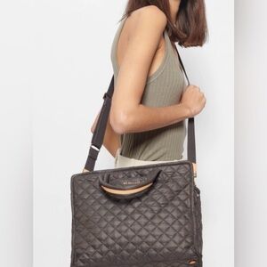 MZ Wallace Quilted Magnet colored Box Tote, size medium new, with tag.